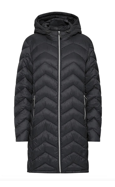 FRANSA Bapadding jacket 12 - black