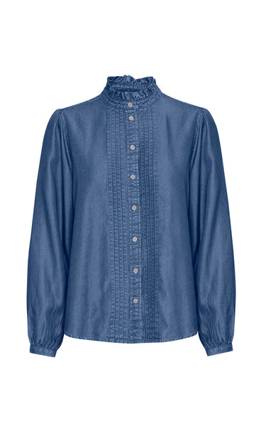 Kosmo shirt - mid blue denim