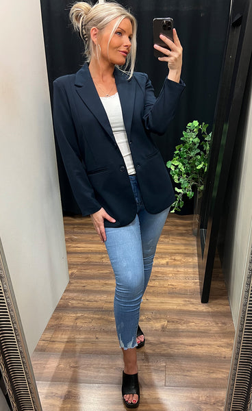 Kate oversize blazer - navy