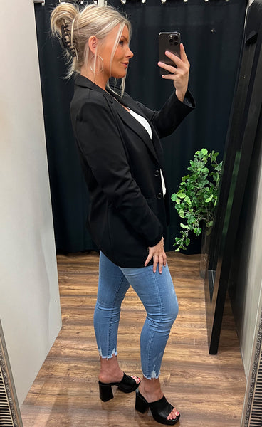 Kate oversize blazer - black