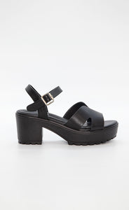 Duffy hælaskór 09060 - black