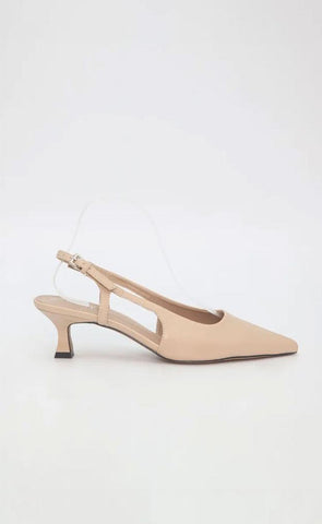 Duffy hælaskór 21016 - beige