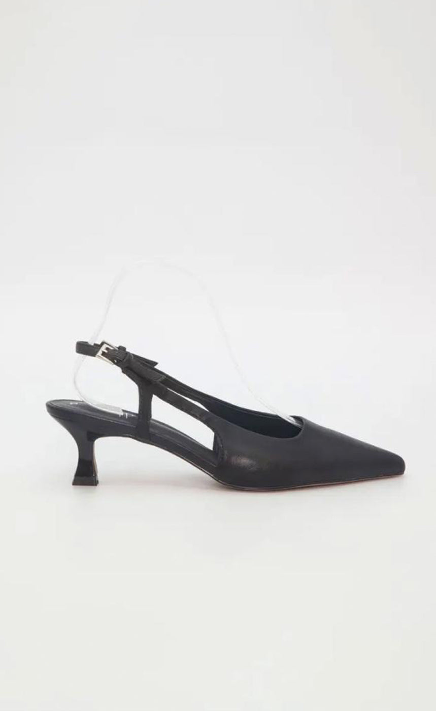 Duffy hælaskór 21016 - black