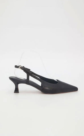 Duffy hælaskór 21016 - black