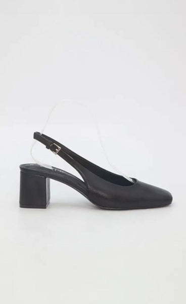 Duffy hælaskór 21017 - black