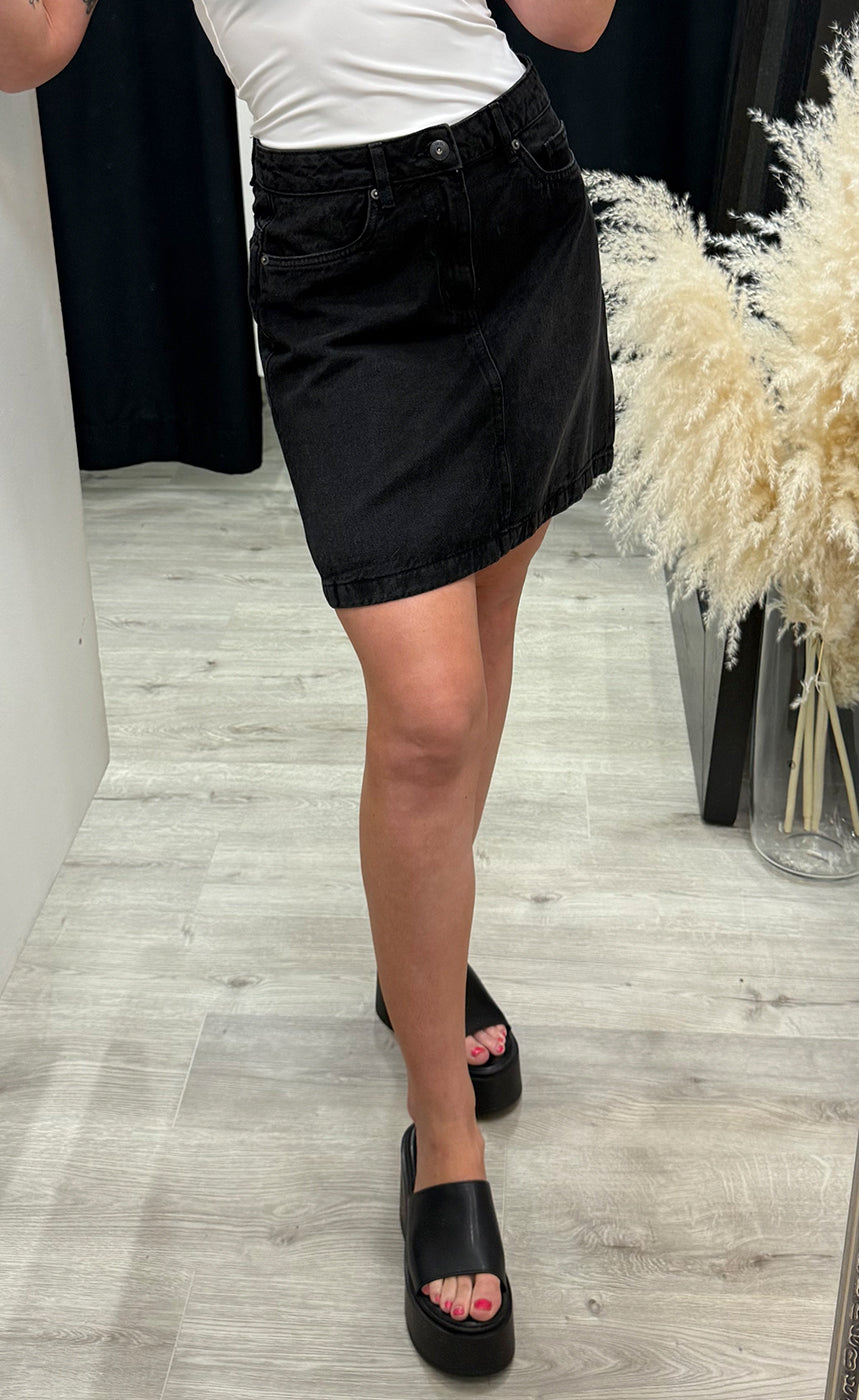 Aveny skirt - washed black