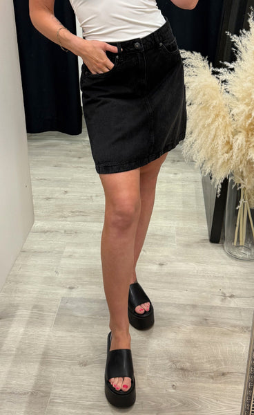 Aveny skirt - washed black