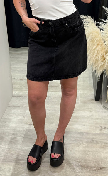 Aveny skirt - washed black