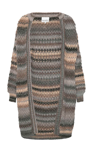 Gio knit cardigan - light grey mix
