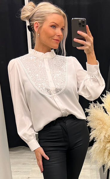 Christa blouse - white