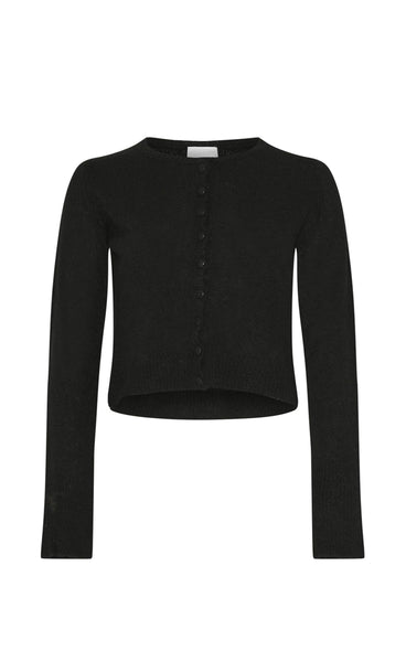 Lya knit cardigan - black