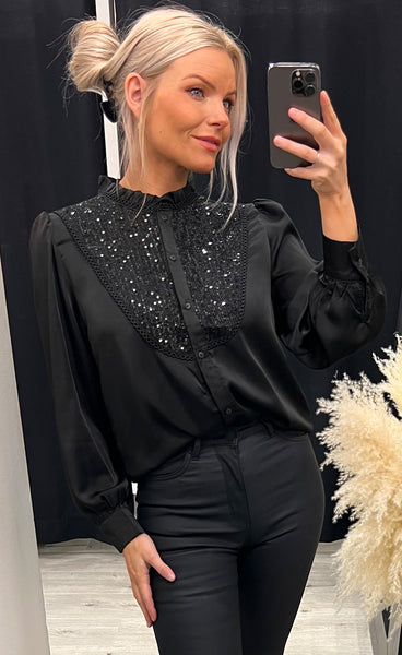 Christa blouse - black