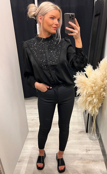 Christa blouse - black