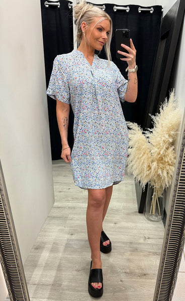 Heat tunic 1 - cashmere blue print