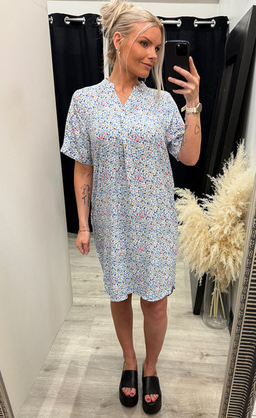 Heat tunic 1 - cashmere blue print