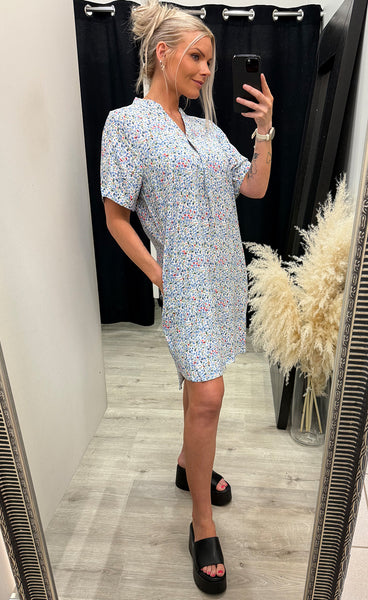 Heat tunic 1 - cashmere blue print