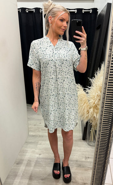 Heat tunic 1 - green print