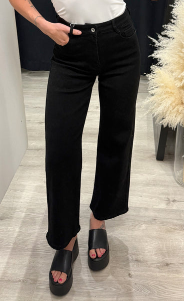 Teygju gallabuxur 6742-12 - black