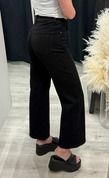 Teygju gallabuxur 6742-12 - black