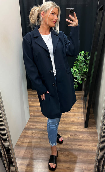 Paige jacket PLUS - navy