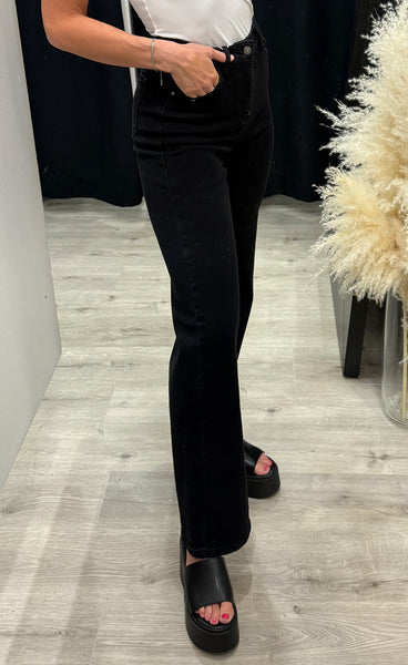 Teygju gallabuxur 876-5 - black