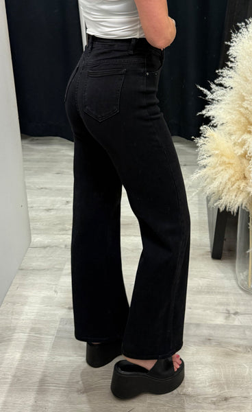 Teygju gallabuxur 876-5 - black