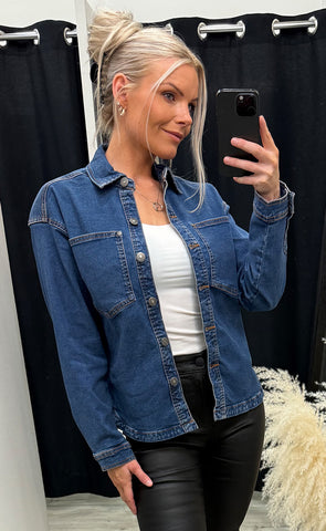 Vocut jacket 2 - true blue denim