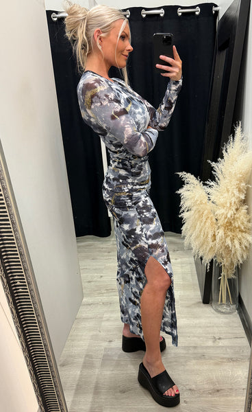 Tamara dress - black/gold
