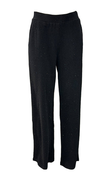 Gabby lurex pants - black