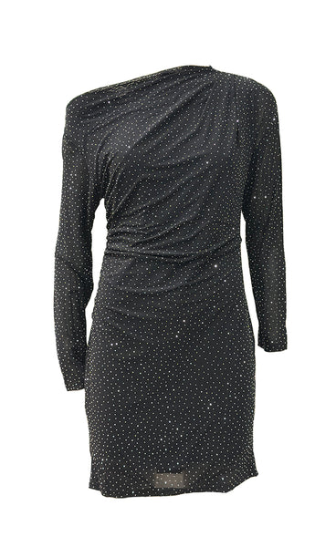 Glitter dress 28748 - black