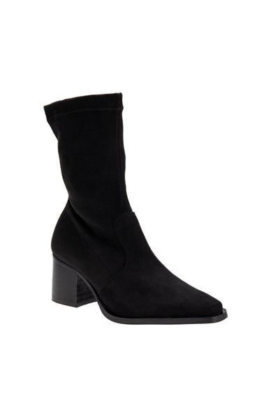 JoDis Lucia ökklaskór - black stretch suede