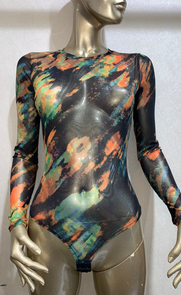 Serena samfella - green swirl