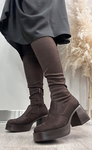 JoDis Destroy stígvél - brown suede