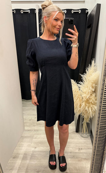 Luca dress - dark sapphire
