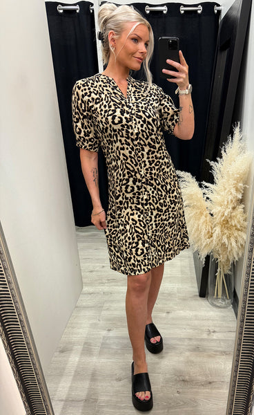 Ease dress 2 - brown leopard