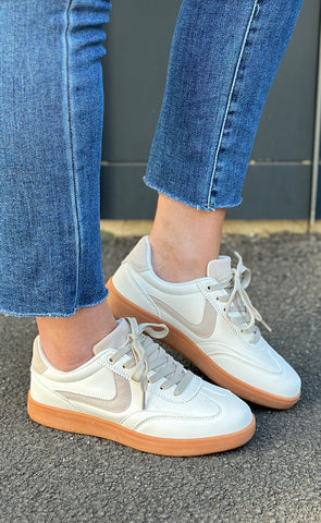 Rugged Gear strigaskór - white/beige