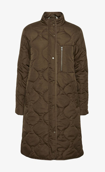 Esquilt jacket - brown olive