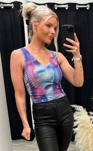 Mesh top 9675 - lilas
