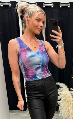 Mesh top 9675 - lilas