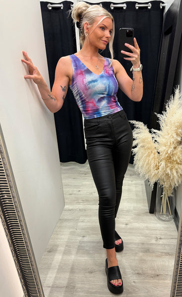 Mesh top 9675 - lilas
