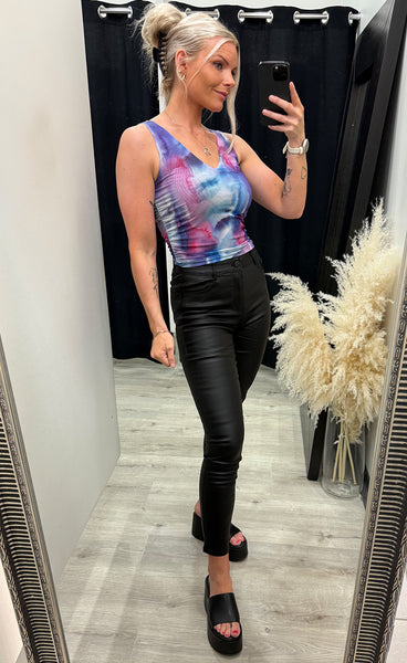 Mesh top 9675 - lilas