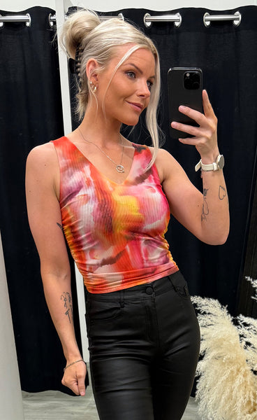 Mesh top 9675 - fushia