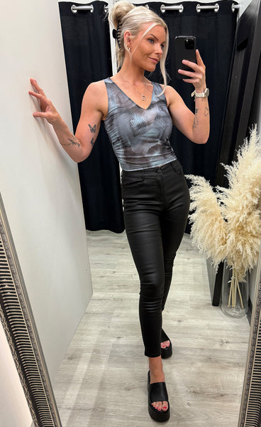 Mesh top 9675 - black