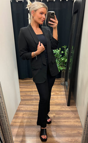 Giani blazer - black