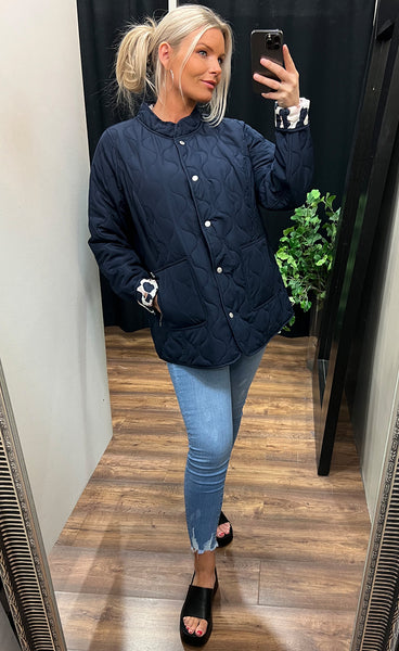 Amme jacket PLUS - navy