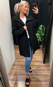 Abril jacket PLUS - black