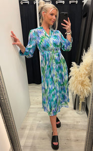 Filine midi dress - storm print