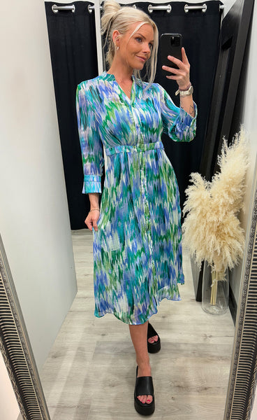 Filine midi dress - storm print