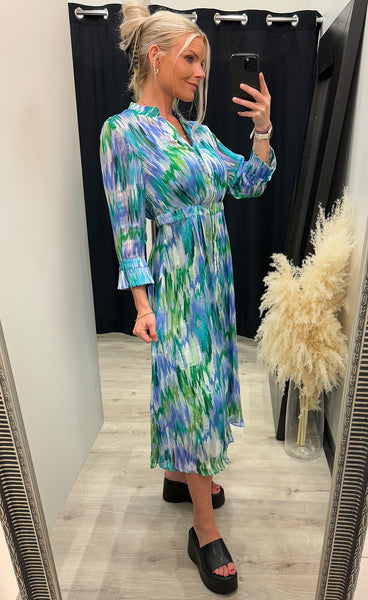 Filine midi dress - storm print