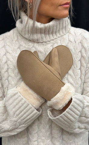 Lúffur m/loði - sand